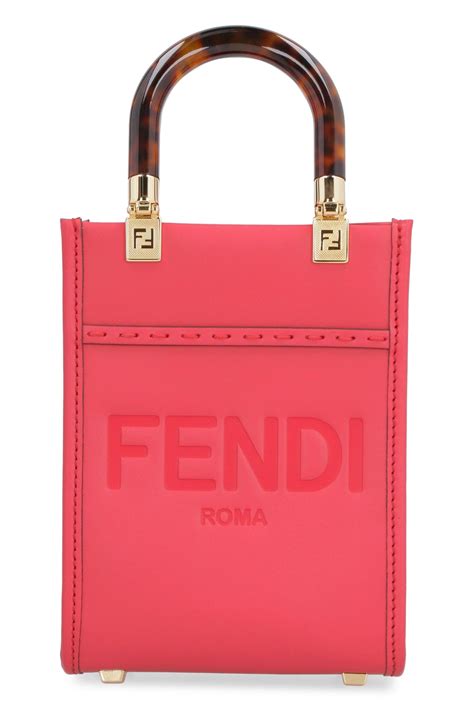 shopper fendi fucsia|fendi sunshine bag.